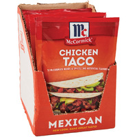 Mccormick Chicken Taco Seasoning Mix, 1 Oz (Pack Of 12)