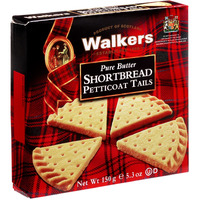 Walker's Shortbread Petticoat Tails Cookies, Pure Butter Shortbread Cookies, 5.3 Oz Box (Pack Of 6)