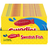 Swedish Fish Soft & Chewy Candy, 12 - 3.1 Oz Boxes