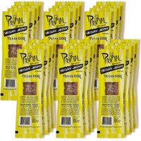 Primal Spirit Vegan Jerky - Classic Flavor    - Texas Bbq, 10 G. Plant Based Protein, Certified Non-Gmo, No Preservatives, Sports Friendly Packaging (24 Pack, 1 Oz)