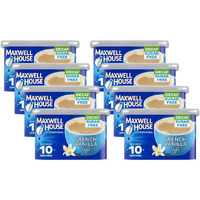 Maxwell House International Cafe Decaffeinated Sugar Free French Vanilla, 4 Oz (Pack Of 8)