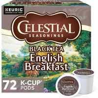 Celestial Seasonings English Breakfast Tea Keurig Single-Serve K-Cup Pods, 72 Count