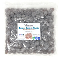 Claeys Sanded Candy Drops, Root Beer, 2 Pound
