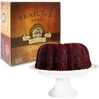 True Jamaican Rum Cake By Wicked Jack's Tavern | 20Oz Red Velvet Cake For Birthday Gifts, Thank You Gifts, Or Gourmet Gift Baskets | Cakes For Delivery | Liquor & Spirits Bakery & Dessert Gifts