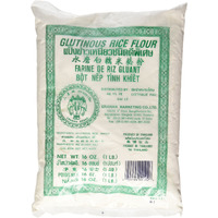 Erawan, Dried Sweet 2X 1 Lb Traditional Water Milled, Glutinous Rice Flour, 32 Ounce