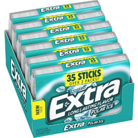 Extra Polar Ice Sugarfree Chewing Gum, 35-Stick Packs (Pack Of 6)