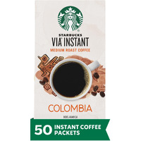 Starbucks Via Ready Brew Colombia Coffee, 50-Count