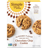 Simple Mills Almond Flour Baking Mix, Chocolate Chip Cookie Dough Mix - Gluten Free, Plant Based, 9.4 Ounce (Pack Of 1)