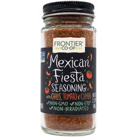 Frontier Co-Op Mexican Fiesta Seasoning, 2.12-Ounce Jar, Chilis, Tomato & Cumin, Hint Of Lemon & Cilantro, Kosher, Non Eto