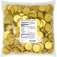 Chocolate Large Gold Coins 5Lb Bag