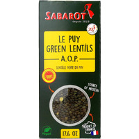 Sabarot French Green Lentils From Le Puy - 500G