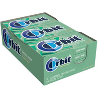Orbit Sweet Mint Sugar Free Chewing Gum, 12 Packs Of 14-Pieces (168 Total Pieces)