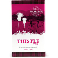 Edinburgh Tea & Coffee Company Scottish Thistle Infused Black Tea, 25 Count Envelope/Tag Teabags