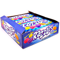 Original Razzles Candy/Gum, Box Of 24 1.4-Ounce Bags