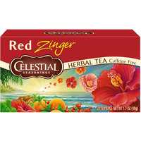 Celestial Seasonings Tea Caffeine Free Herbal Tea, Red Zinger 20 Ea (Packs Of 3)