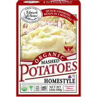 Edward & Sons Organic Mashed Potatoes Home Style, 3.5 Ounce Boxes (Pack Of 6)