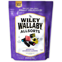 Wiley Wallaby Licorice, Allsorts, 8 Ounces
