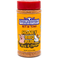 Sucklebusters Honey Bbq Rub: Award-Winning Sweet & Smoky, Sweey-Honey Seasoning For Pork & Chicken, Gluten-Free, No Msg Shaker (13.75Oz)