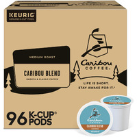 Caribou Coffee Caribou Blend Keurig Single-Serve K-Cup Pod, Medium Roast Coffee, 96 Count