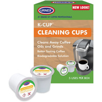Urnex Cleaning Pods - 5 Pods - Compatible With Keurig 1.0 & 2.0 And All Single Serve Coffee Machines