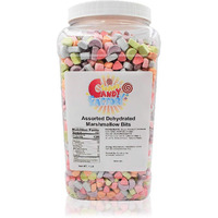 Sarah's Candy Factory Assorted Dehydrated Marshmallow Bits In Jar, 1Lb Pack 1