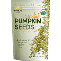 Harvested For You Sea Salted Sprouted Pumpkin Seeds, 22Oz Bag, Non Gmo, Paleo, Gluten Free, Vegan, Organic, Plant Based, Keto