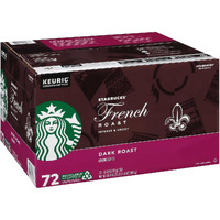 Starbucks French Roast Coffee K-Cup Pods, Dark Roast Ground Coffee K-Cups For Keurig Brewers, Intense & Smoky Flavor, 24 Ct K-Cup Pods/Box (Pack Of 3 Boxes)