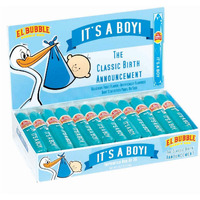 Dubble Bubble It's A Boy! Blue Bubble Gum Gender Reveal Cigars (Pack Of 36)