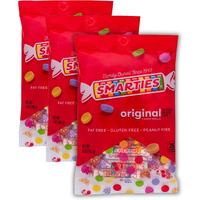 Smarties Candy Rolls Original Flavor Gluten Free & Classic Sweetness From Family Owned Since 1949 Peanut Free, Dairy Free & Allergen Free | Perfect Yummy Treat - 5 Ounce Pack Of 3