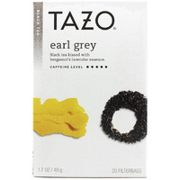 Tazo All Natural Black Tea Earl Grey -- 20 Tea Bags ( 3 Pack)