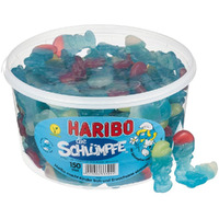 Haribo Die Schluempfe (Smurf Gummi Candy) Tub (150 Pcs)
