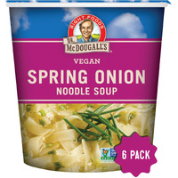 Dr. Mcdougall's Spring Onion Noodle Soup - Gluten Free And Vegan Ramen Noodles - Instant Ramen Noodle Cups - Vegetarian Ramen Soup - Instant Noodles - 1.9 Ounces - Pack Of 6
