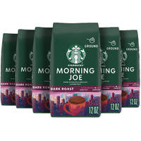Starbucks Morning Joe Gold Coast Dark Roast Ground Coffee, 12 Ounce (Pack Of 6)