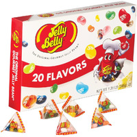 Jelly Belly Jumbo 1.31 Pound Box Of Assorted Jelly Beans - 20 Assorted Flavors - Small Individual Bags - Official, Genuine, Straight From The Source