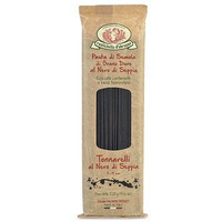 Rustichella D'Abruzzo Durum Wheat Black Squid Ink Tonnarelli Pasta - 17.6 Oz (1 Pack)