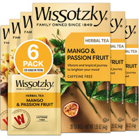 Wissotzky Mango & Passion Fruit Herbal Tea, 20 Tea Bags