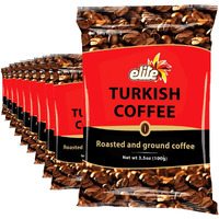 Elite Turkish Ground Roasted Coffee Bag, 3.5000-Ounces (Pack Of 10)