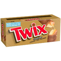 Twix Full Size Caramel Chocolate Cookie Candy Bar, 1.79 Oz. 36-Count Box