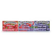 Smucker's Strawberry Jam, Mixed Fruit And Concord Grape Jelly Assortment, (0.5 Ounce) 200 Count