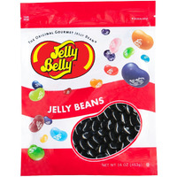 Jelly Belly Licorice Jelly Beans - 1 Pound (16 Ounces) Resealable Bag - Genuine, Official, Straight From The Source