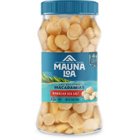 Mauna Loa Premium Hawaiian Roasted Macadamia Nuts, Hawaiian Sea Salt Flavor, 6 Oz Jar (Pack Of 1)