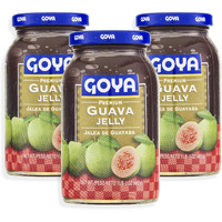 Goya Goya Guava Jelly, Glass Jars, 17 Oz, 3 Pk