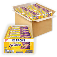 Newtons Soft & Fruit Chewy Fig Cookies, 48 Snack Packs (2 Cookies Per Pack, 4 Boxes)