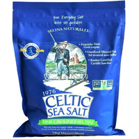 Fine Ground Classic Celtic Sea Salt - (1) 5 Pound Bag Of Nutritious, , Great For Cooking, Baking, Pickling, Finishing And More, Pantry-Friendly, Gluten-Free, Kosher And Paleo-Friendly