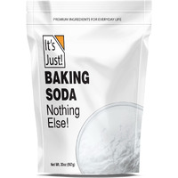 It's Just - Baking Soda, 100% Pure Sodium Bicarbonate, Food Grade, Non-Gmo, Made In Usa, Cooking, Baking, Aluminum Free (1.25 Pound)