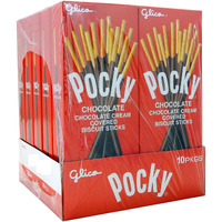 Pocky Chocolate 10Ct 1.41Oz(Pack Of 10)