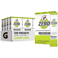 Gatorade G Zero Powder, Lemon Lime, 0.10Oz Packets, 10 Count (Pack Of 12)