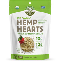 Organic Hemp Hearts, 12Oz; 10G Plant Based Protein And 12G Omega 3 & 6 Per Srv | Smoothies, Yogurt & Salad | Non-Gmo, Vegan, Keto, Paleo, Gluten Free | Manitoba Harvest
