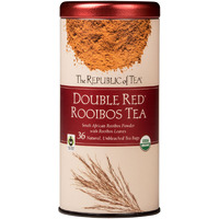 The Republic Of Tea Organic Double Red Rooibos Tea, 36 Tea Bag Tin