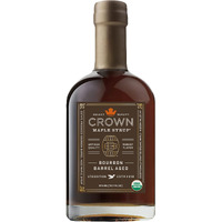Crown Maple Bourbon Barrel Aged Organic Maple Syrup, 12.7 Fl Oz, Pancakes, Flavor Cocktails, Marinades And Sauces